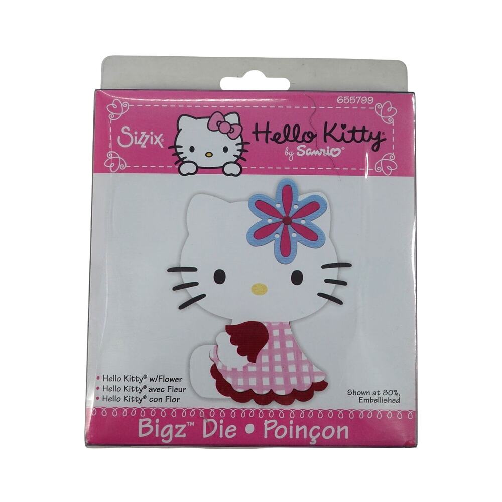 Sizzix Hello Kitty By Sanrio Hello Kitty w/Flower 655799